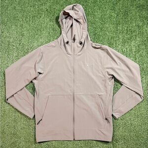 Nike Running thermal hood long sleeve jacket